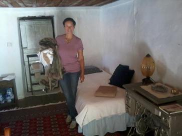 brea in one of her home stay rooms